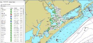 San Antonio Bay Texas Fishing Map