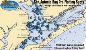 San Antonio Bay Fishing Map