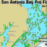 San Antonio Fishing Map for GPS