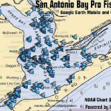 San Antonio Bay Fishing Map