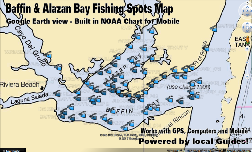 Baffin Bay Fishing Spots Map 1024x620 