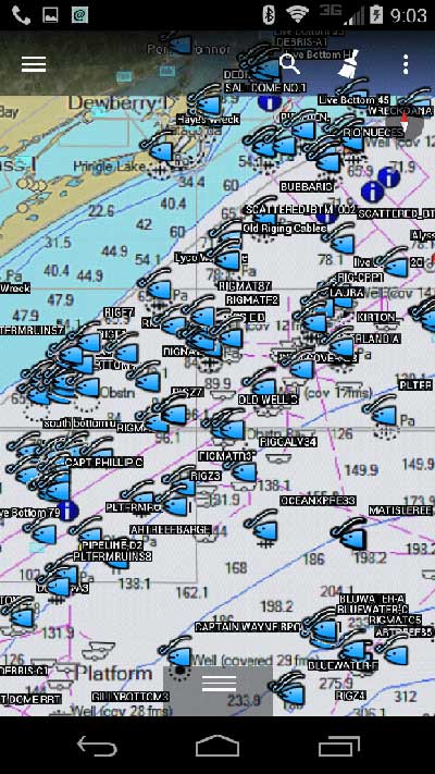 Corpus Christi Fishing Map