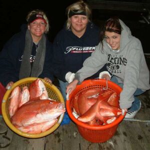 Texas Red Snapper Fishing Girls