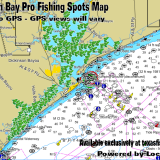 Galveston Bay Texas Fishing Map and Fishing Spots