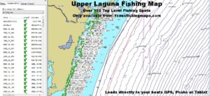 Upper Laguna GPS Fishing Spots