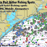 Galveston Texas Offshore Fishing Spots for GPS
