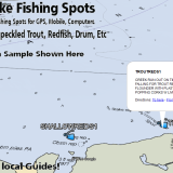 Sabine Lake Fishing Spots Map