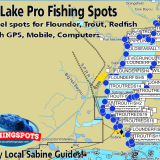 Sabine Lake GPS Fishing Spots