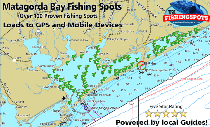 Matagorda Bay Texas GPS Fishing Spots Thegem Blog Timeline Large 